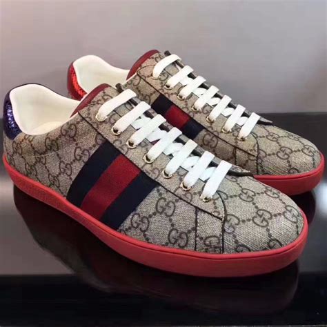 gucci red suede mens shoes|men's gucci double g shoes.